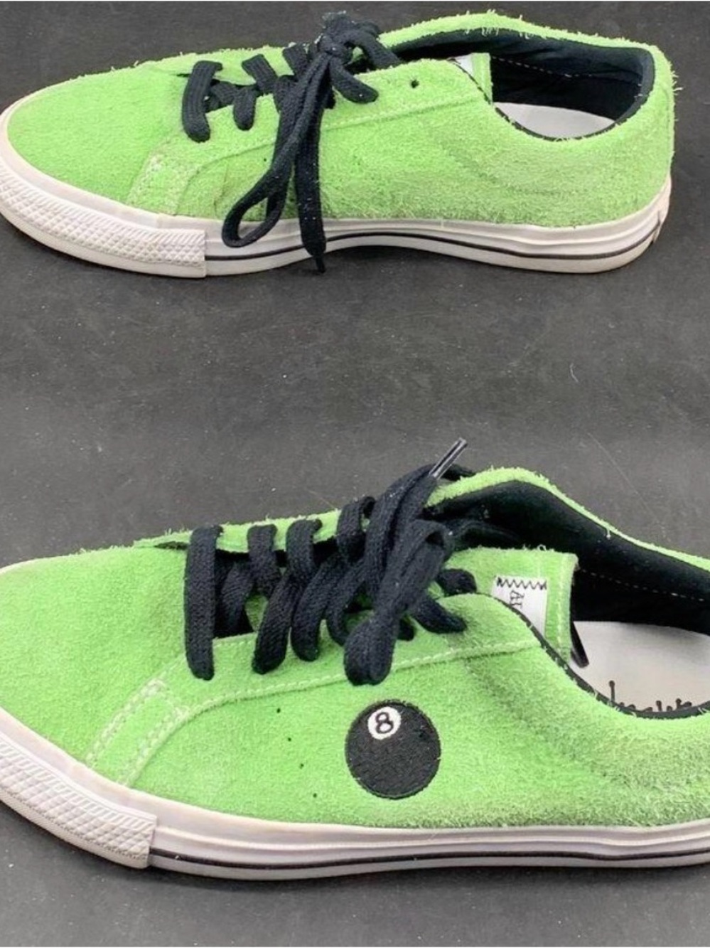 Women's 7.5 Stussy X Converse One Star Pro "8 Ball" Sneakers